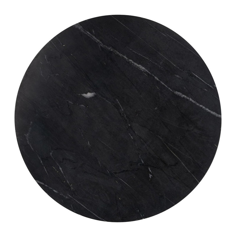 Beistelltisch Ironville gold – Marmorplatte & Messing-Details