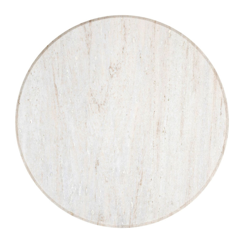 Couchtisch Mayfield rund 90 cm, Mangoholz & Marmor – Richmond