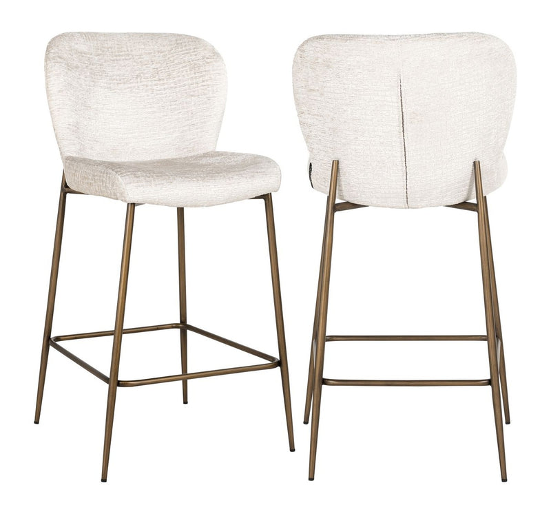 Barhocker Darby Cream Fusion, gepolstert, für Küche & Theke