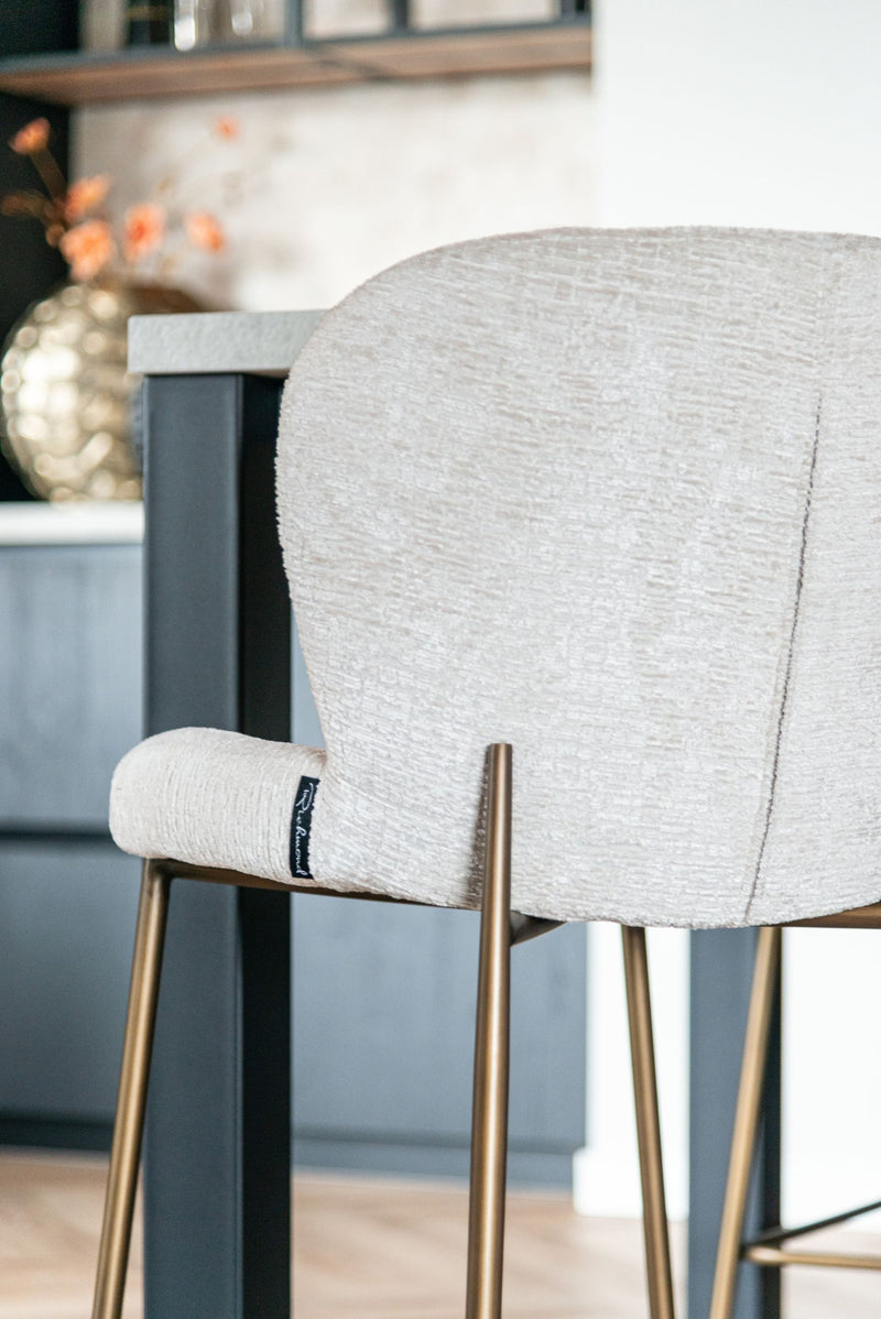 Barhocker Darby Cream Fusion, gepolstert, für Küche & Theke