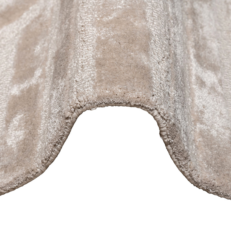 Teppich Lexy 200x300 cm natural – Flachgewebe aus Viskose & Baumwolle