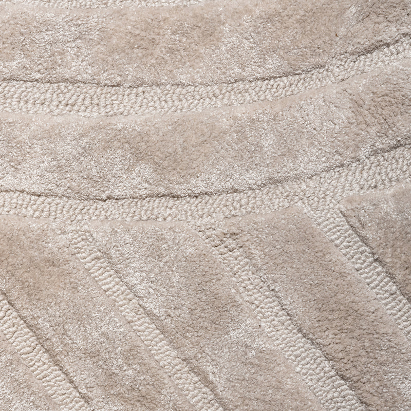 Teppich Lexy 200x300 cm natural – Flachgewebe aus Viskose & Baumwolle