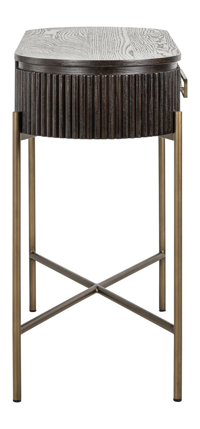 Richmond Konsole Luxor braun mit Schublade – Eichenfurnier, 110 cm