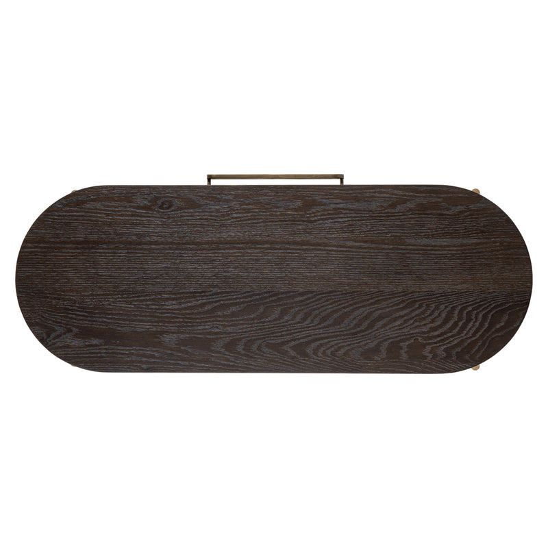 Richmond Konsole Luxor braun mit Schublade – Eichenfurnier, 110 cm