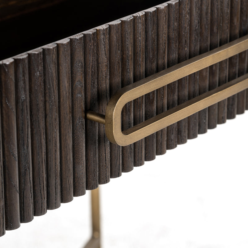 Richmond Konsole Luxor braun mit Schublade – Eichenfurnier, 110 cm