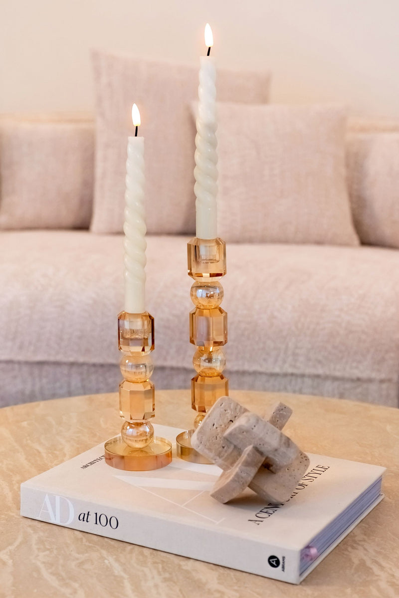 Couchtisch Alexander Jones Biltmore rund, Travertin beige, Ø100 cm