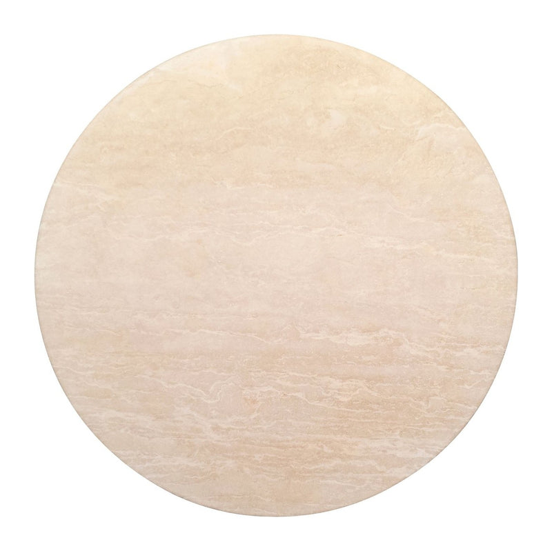 Esstisch Alexander Jones Renaissance, rund 130 cm, Travertin beige