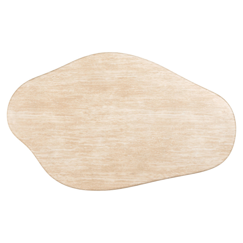 Richmond Couchtisch Fictus 130 cm Beige Faux-Travertin-Optik