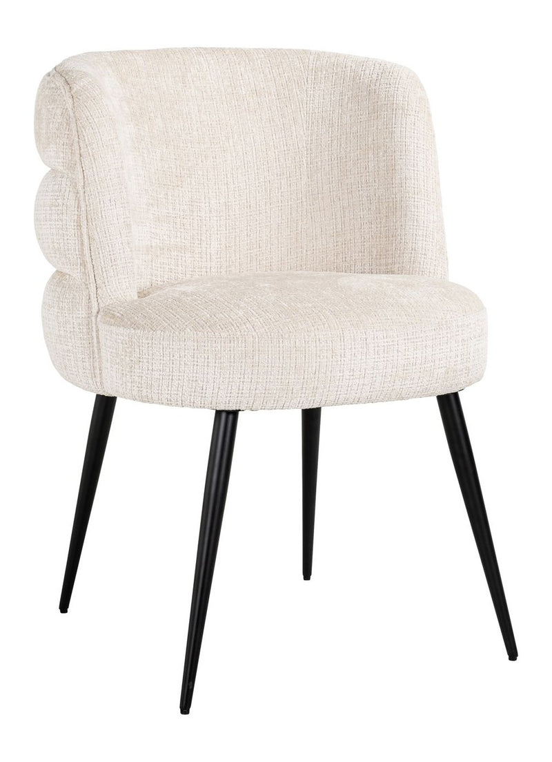 Esszimmerstuhl Stella niagara beige, schwer entflammbar, Richmond