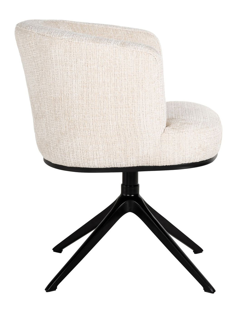 Esszimmerstuhl Cheyenne in Niagara Beige mit 360°-Drehfunktion