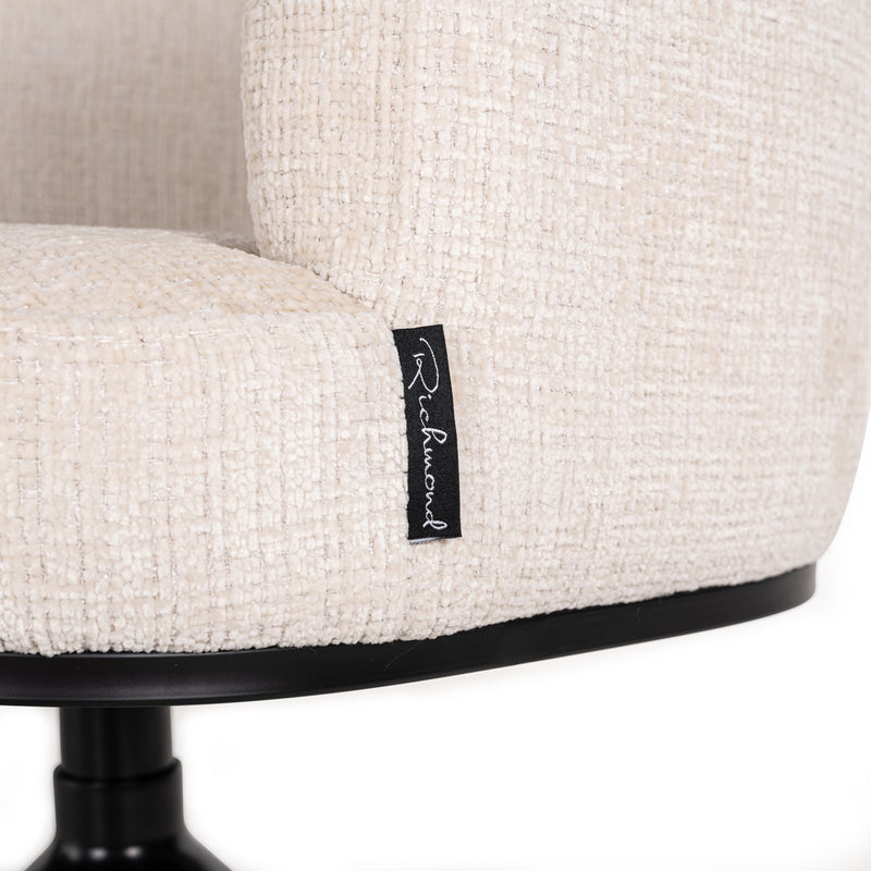 Esszimmerstuhl Cheyenne in Niagara Beige mit 360°-Drehfunktion