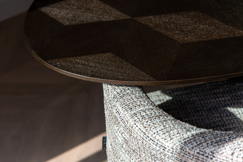 Esszimmerstuhl Cheyenne Drehstuhl Trendy Nature mit Aluminiumgestell