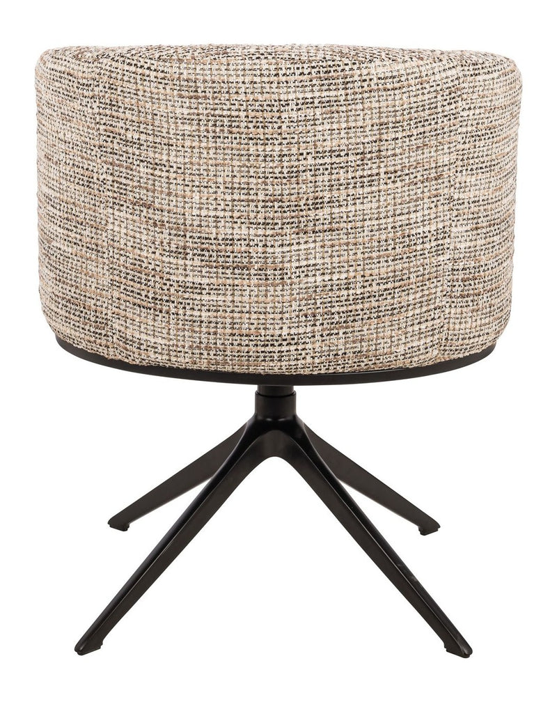 Esszimmerstuhl Cheyenne Drehstuhl Trendy Nature mit Aluminiumgestell