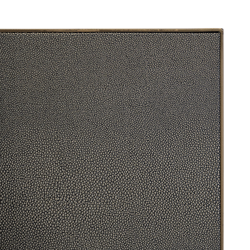 Esstisch Bloomville Brass Shagreen 230 cm mit Glasplatte – Richmond