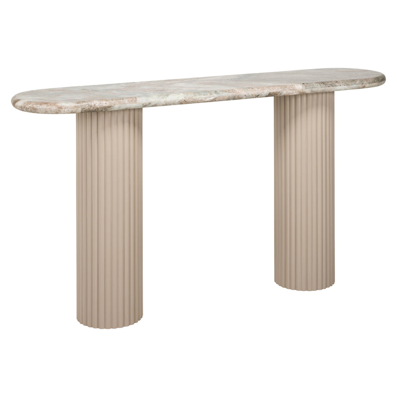 Richmond Konsole Coronel Blush Beige mit Marmor-Optik – 160 cm