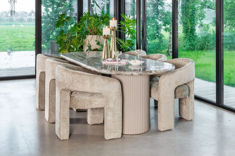 Richmond Esszimmerstuhl Belle Desert Fusion – schwer entflammbar