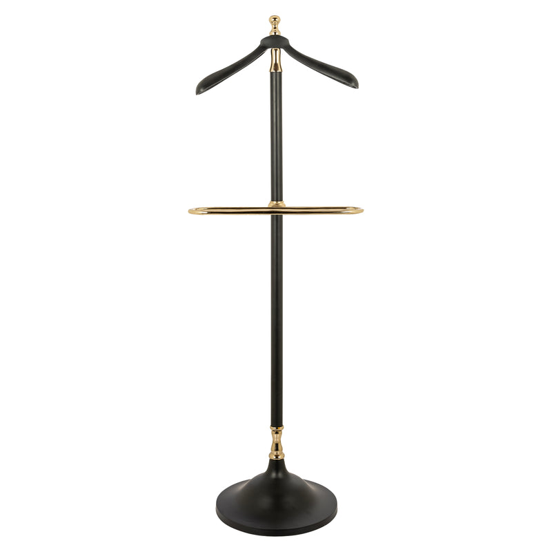 Garderobe Balley black – schlanker Kleiderständer aus Metall