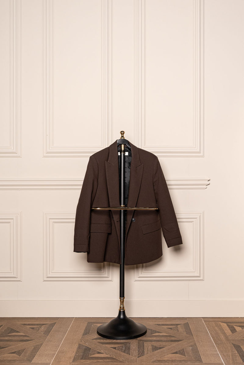 Garderobe Balley black – schlanker Kleiderständer aus Metall