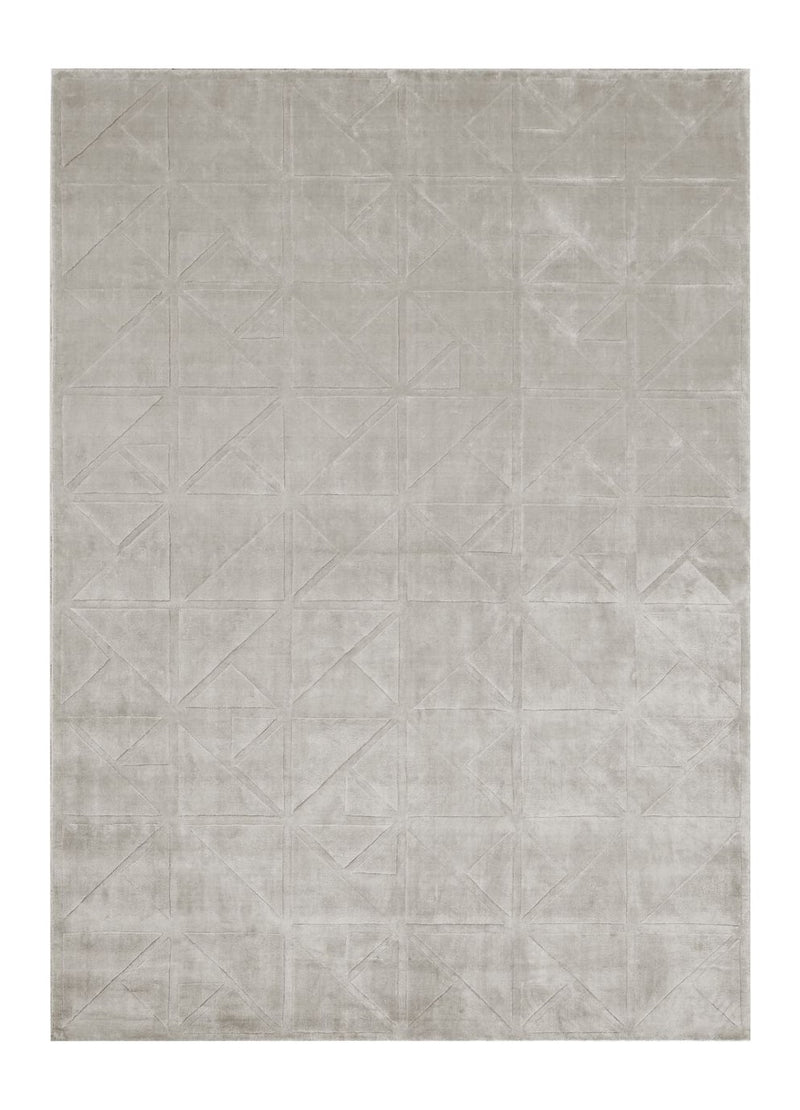 Teppich Yuna beige 300x400 cm – weicher Baumwoll-Viskose-Teppich