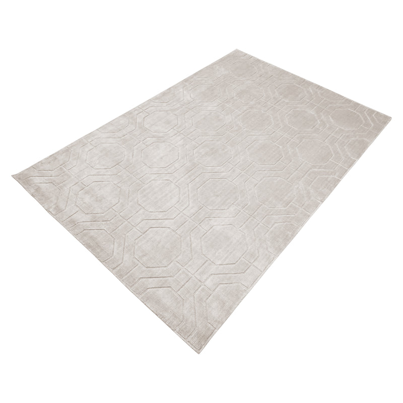 Teppich Flynn Ivory 200x300 cm – eleganter Wohnteppich Baumwolle