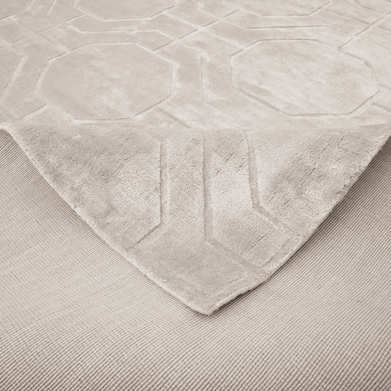 Teppich Flynn Ivory 200x300 cm – eleganter Wohnteppich Baumwolle
