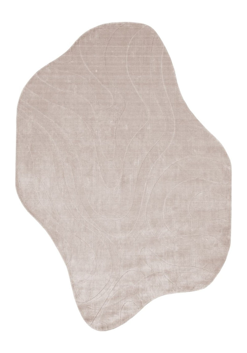 Teppich Addison natural 240x350 cm mit organischer Linienführung