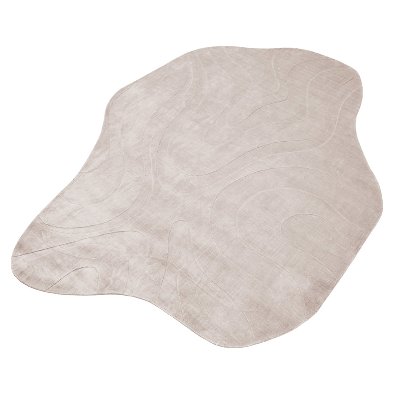 Teppich Addison natural 240x350 cm mit organischer Linienführung