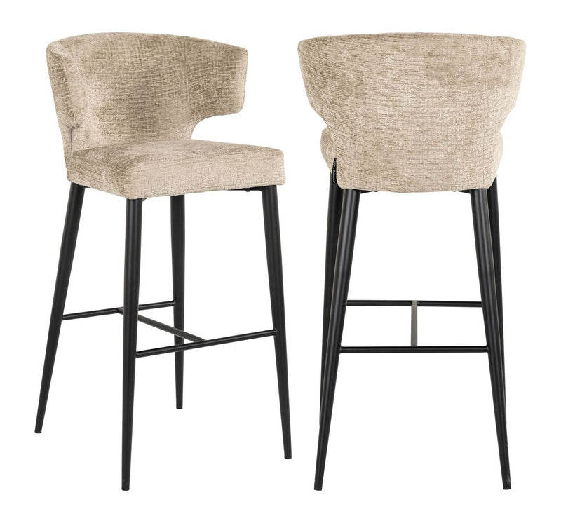 Barhocker Taylor Desert Fusion – schwer entflammbar, Metallgestell