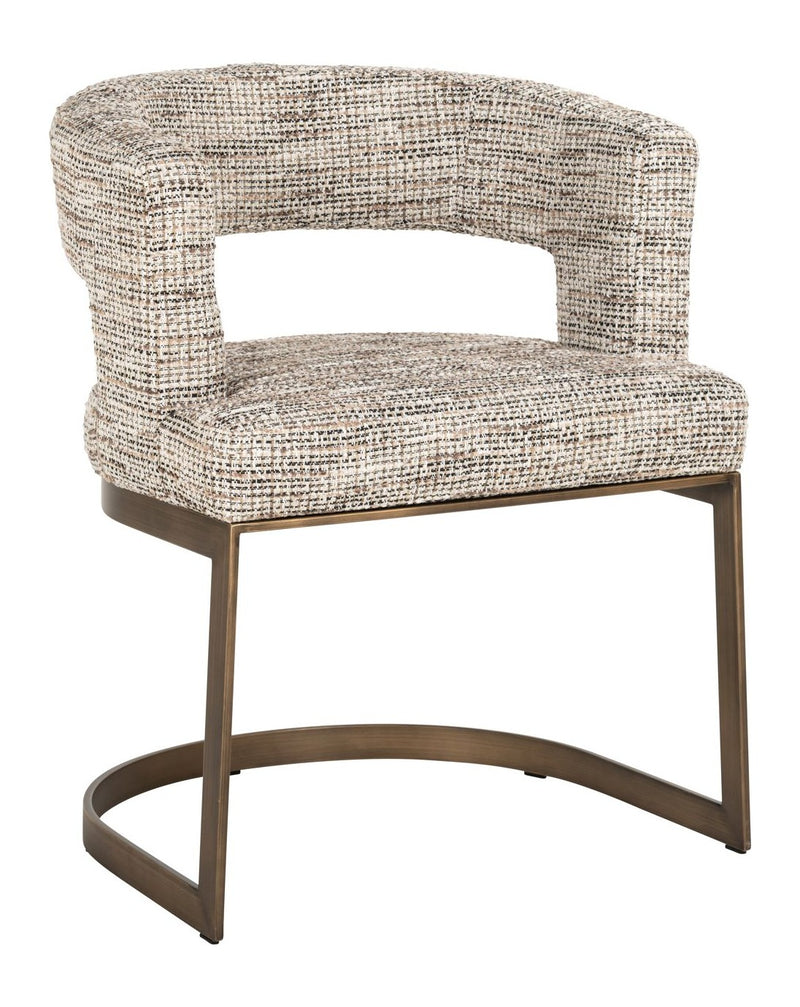 Esszimmerstuhl Ellis Richmond in Trendy Nature mit Goldgestell