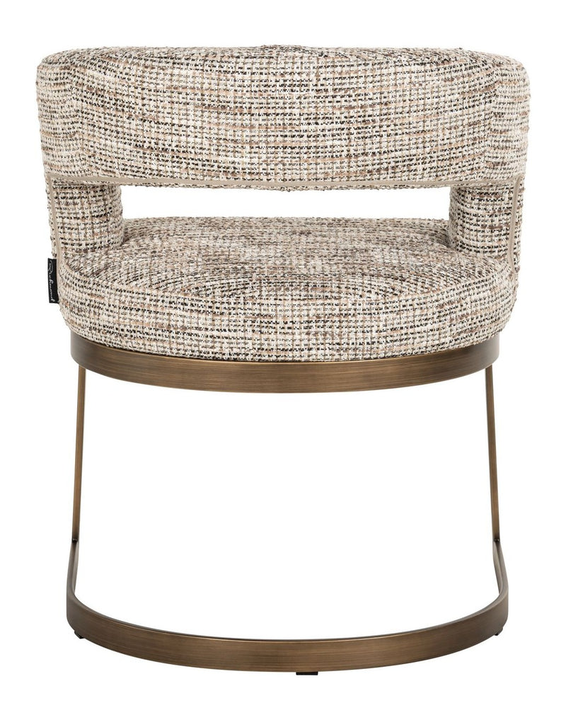 Esszimmerstuhl Ellis Richmond in Trendy Nature mit Goldgestell