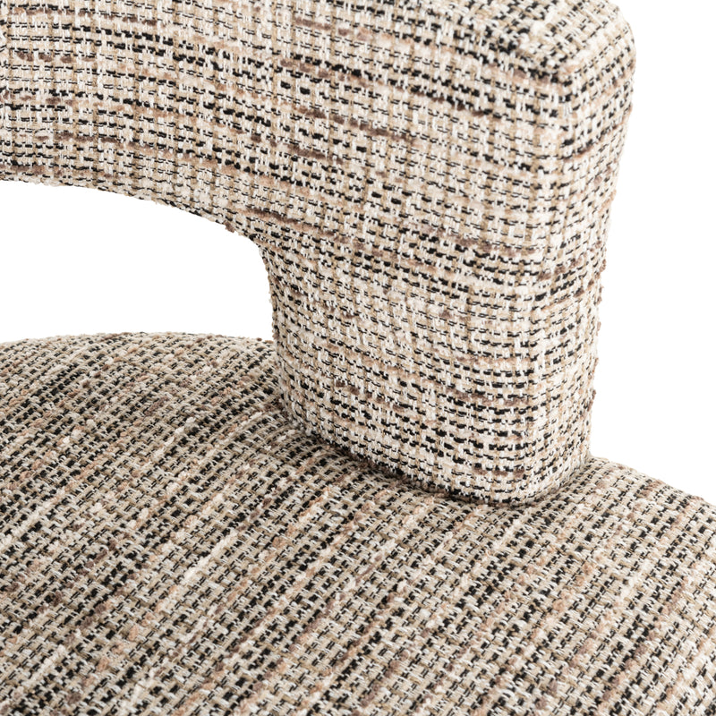 Esszimmerstuhl Ellis Richmond in Trendy Nature mit Goldgestell