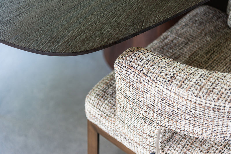 Esszimmerstuhl Ellis Richmond in Trendy Nature mit Goldgestell