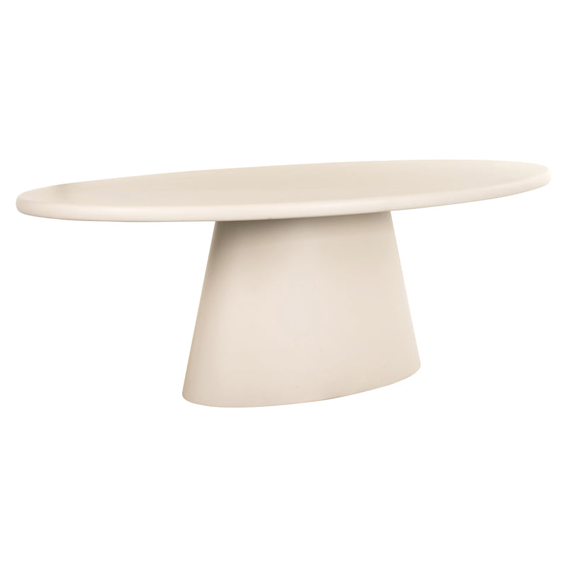Esstisch Clayton 220 cm beige – MDF mit Eco-Plaster-Finish
