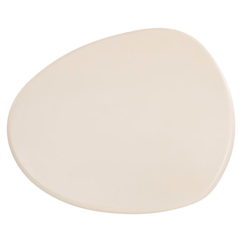 Couchtisch Clayton beige 110x90 cm – organisches Design, MDF
