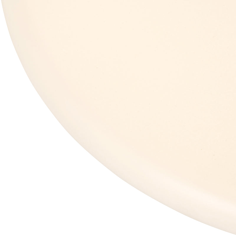 Couchtisch Clayton beige 110x90 cm – organisches Design, MDF