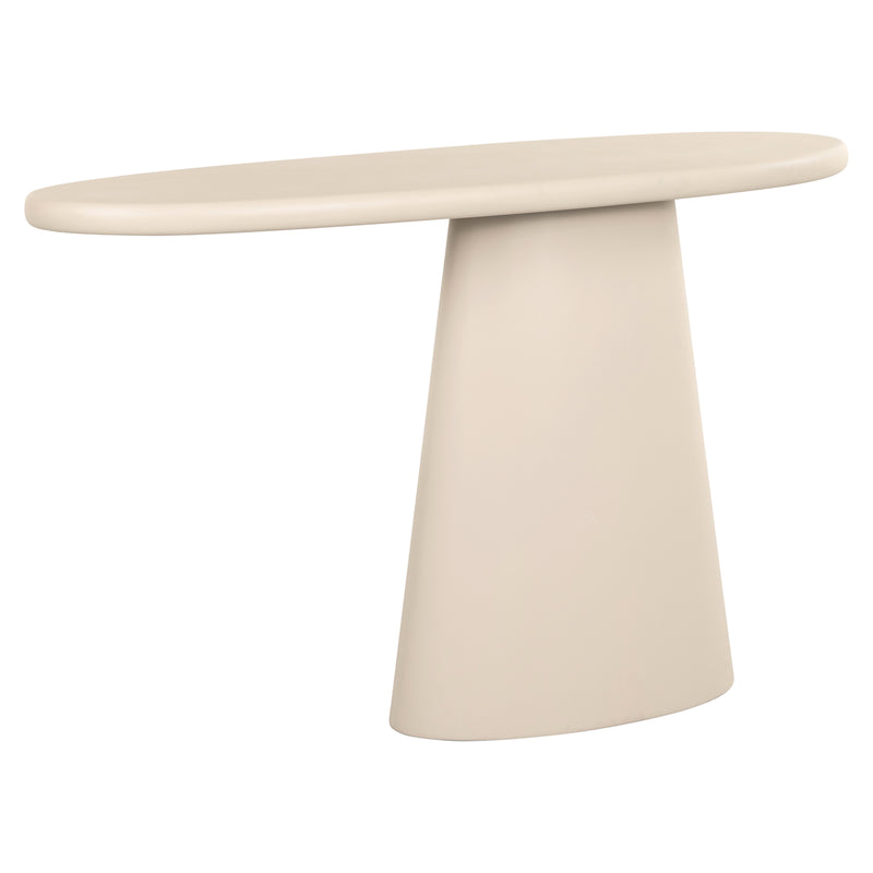 Konsole Clayton beige – Ablagetisch mit Eco-Plaster-Finish