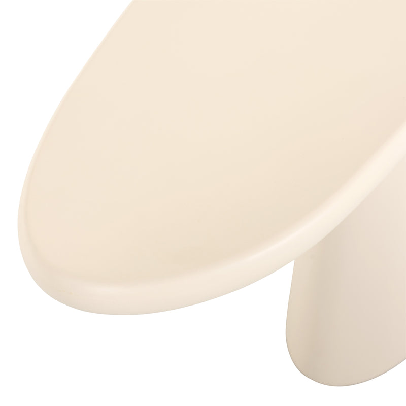 Konsole Clayton beige – Ablagetisch mit Eco-Plaster-Finish