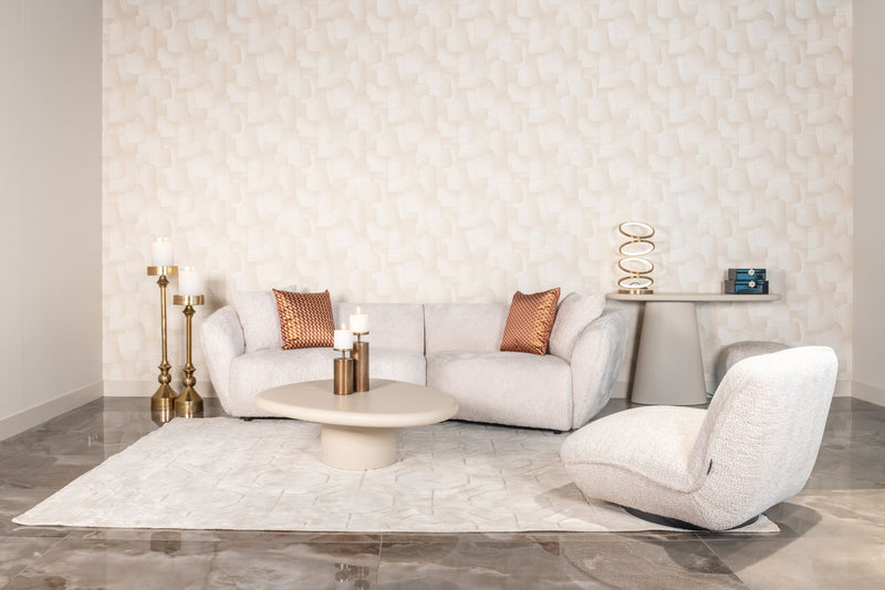 Konsole Clayton beige – Ablagetisch mit Eco-Plaster-Finish