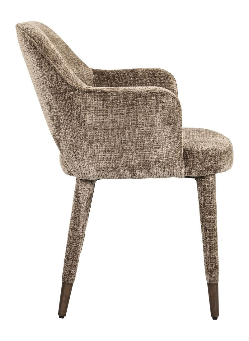 Esszimmerstuhl Donnatella niagara stone – Chenille, flammhemmend