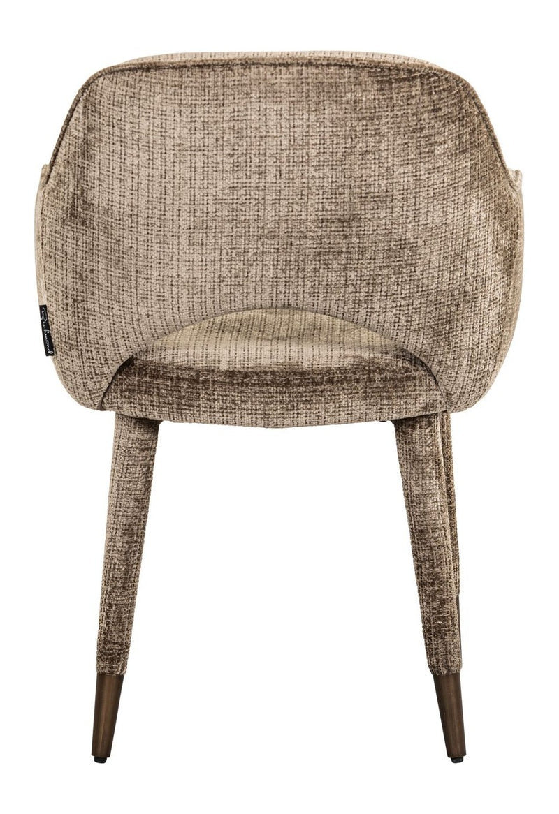 Esszimmerstuhl Donnatella niagara stone – Chenille, flammhemmend
