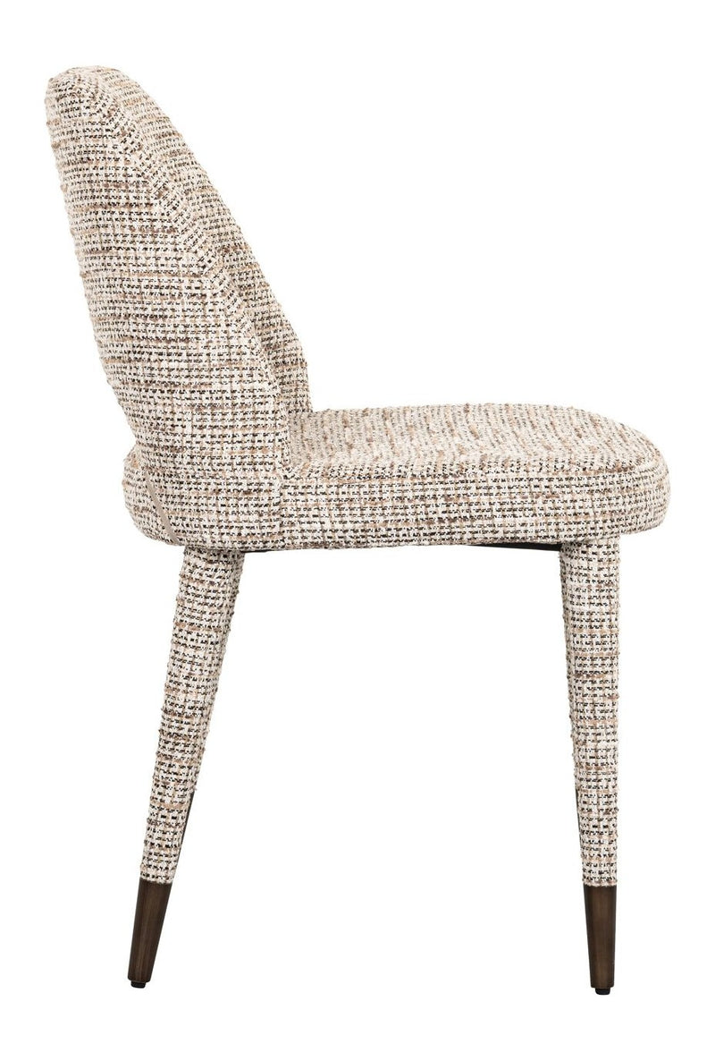 Esszimmerstuhl Cecilia im 2er-Set, trendy nature, Chenille-Bezug