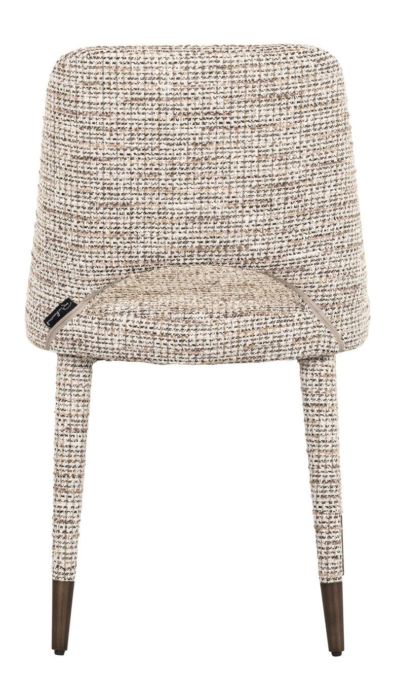 Esszimmerstuhl Cecilia im 2er-Set, trendy nature, Chenille-Bezug