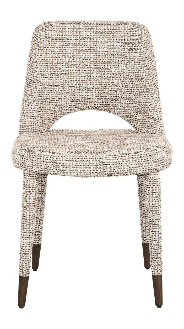 Esszimmerstuhl Cecilia im 2er-Set, trendy nature, Chenille-Bezug