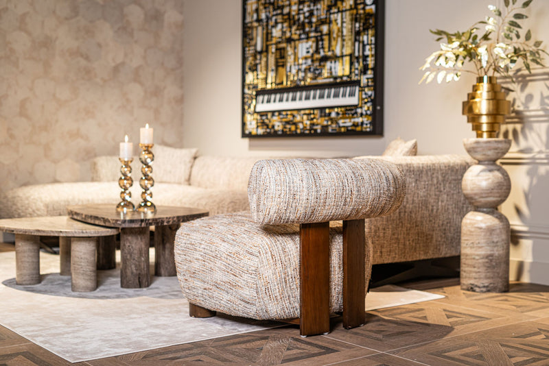 Lounge Stuhl Arabella greige coco – Richmond Sitzkomfort