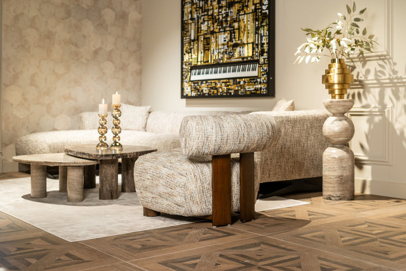 Lounge Stuhl Arabella greige coco – Richmond Sitzkomfort