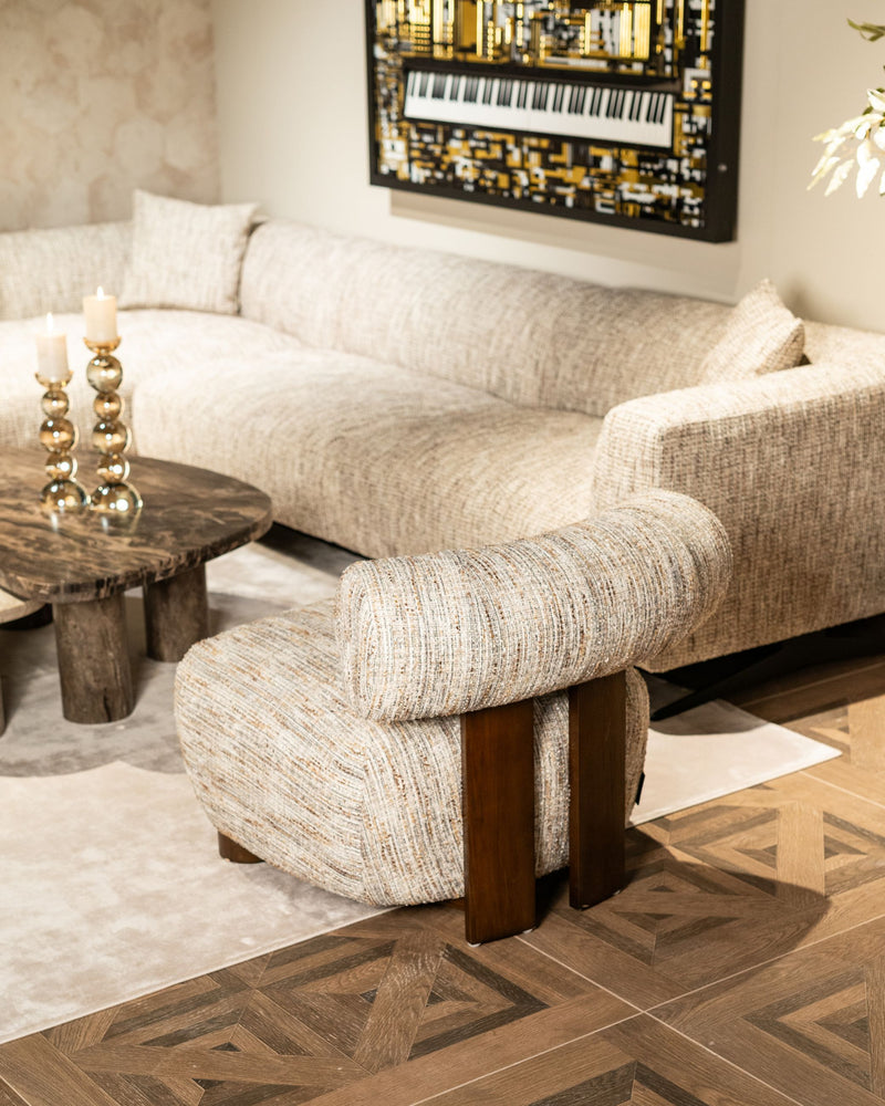 Lounge Stuhl Arabella greige coco – Richmond Sitzkomfort