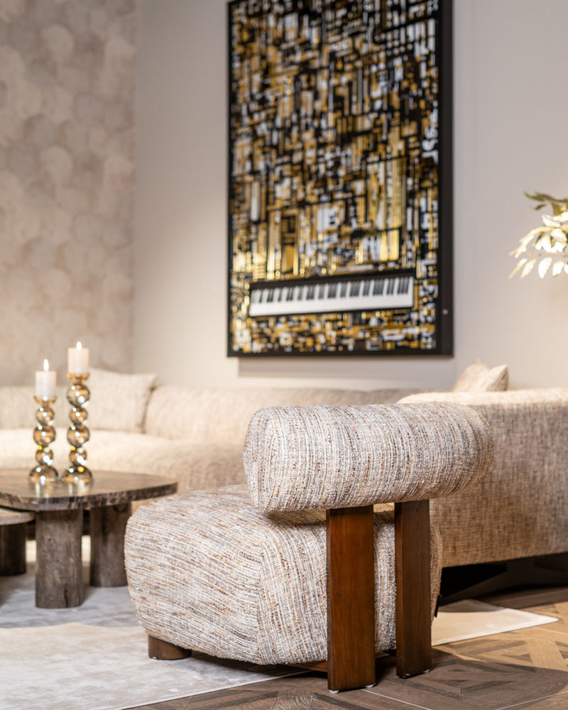 Lounge Stuhl Arabella greige coco – Richmond Sitzkomfort
