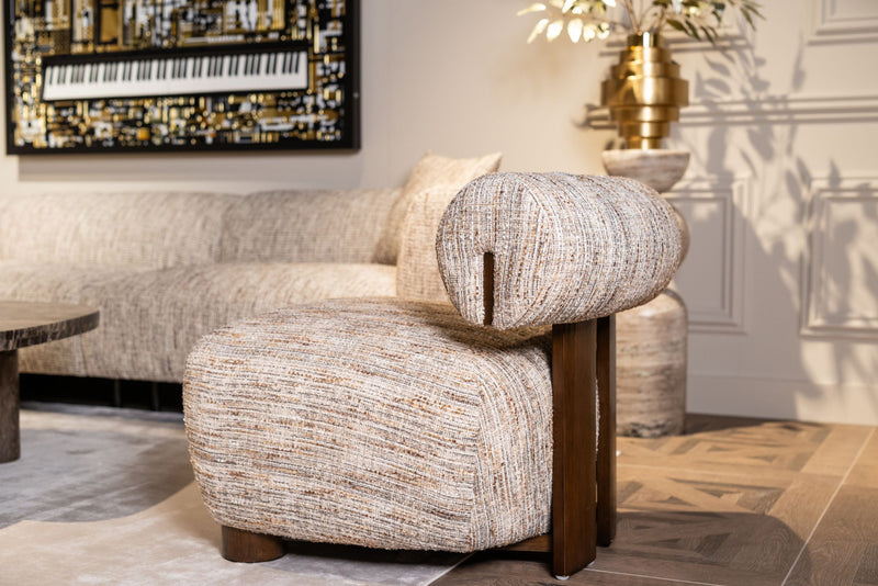 Lounge Stuhl Arabella greige coco – Richmond Sitzkomfort