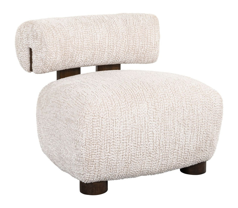 Lounge Stuhl Arabella lovely cream mit Baumwollbezug – Richmond