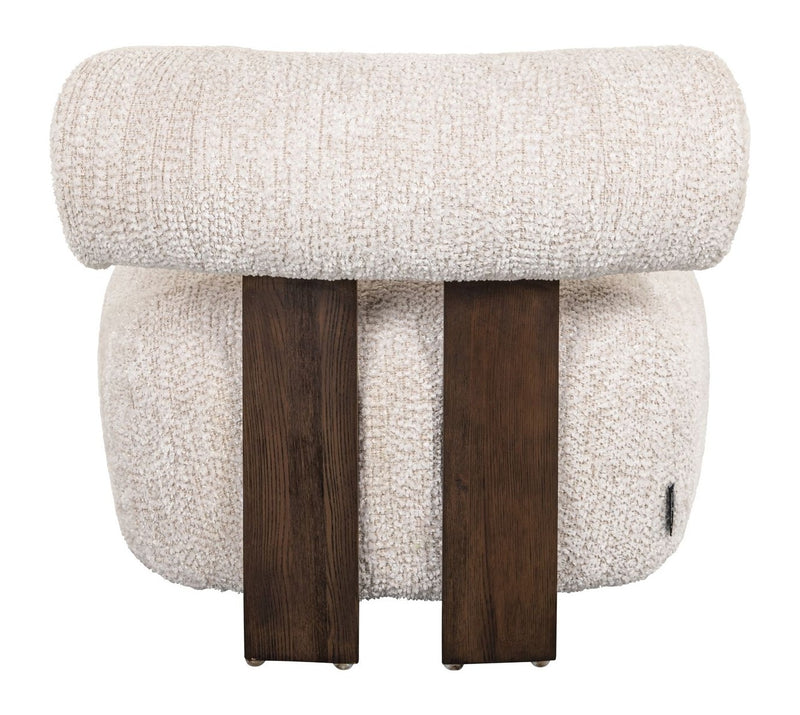 Lounge Stuhl Arabella lovely cream mit Baumwollbezug – Richmond